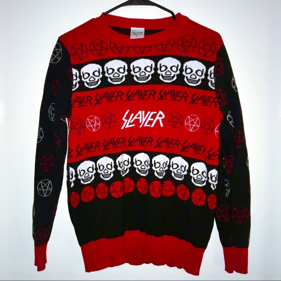 slayer ugly sweater